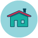 small icon of a house