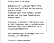 Blog - Should I ask Alexa what to do in a Cardiac Arrest?