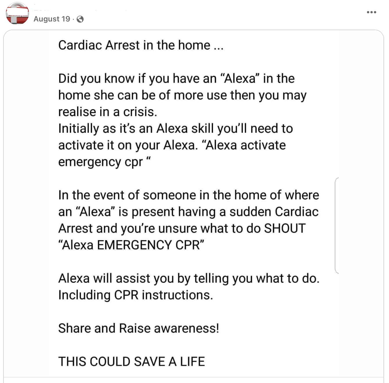 Blog - Should I ask Alexa what to do in a Cardiac Arrest?